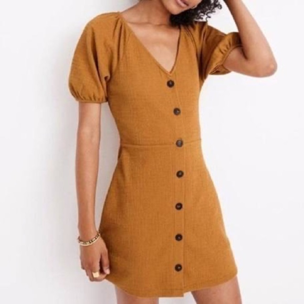 Texture & Thread Madewell Button Down Texture Dre… - image 1